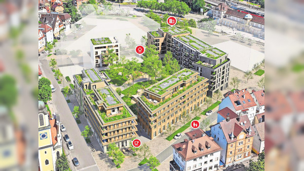 "Am Wiener Platz" in Stuttgart-Feuerbach: Von der Industriebrache zum lebendigen Stadtviertel