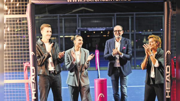 Match center Erlebniswelt: Treffpunkt der Padel-Szene