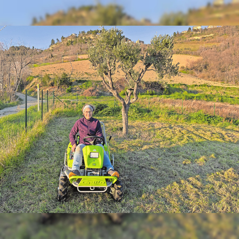 Margrit Amelunxen: Mit dem „Stihl“ im Gelände