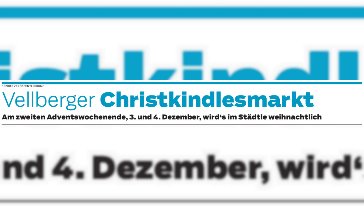 Das Christkind kommt wieder ins Städtle