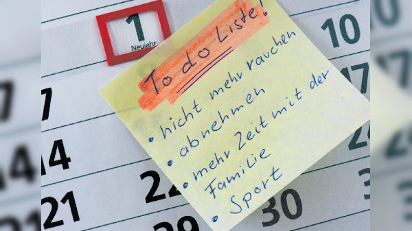 Tipps, um Neujahrsvorsätze einzuhalten