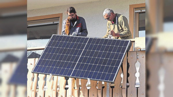 Balkonkraftwerke: Strom direkt vom Balkon