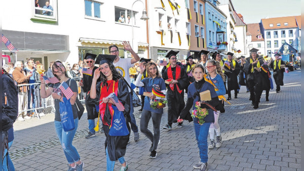 Fränkisches Volksfest Crailsheim: Besuch aus Übersee