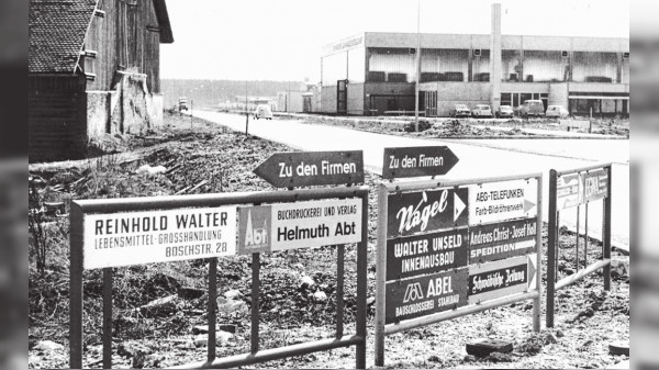 Ein Industriegebiet entsteht