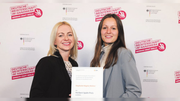 Renommierte Auszeichnung für Stephanie Nägele-Molitor