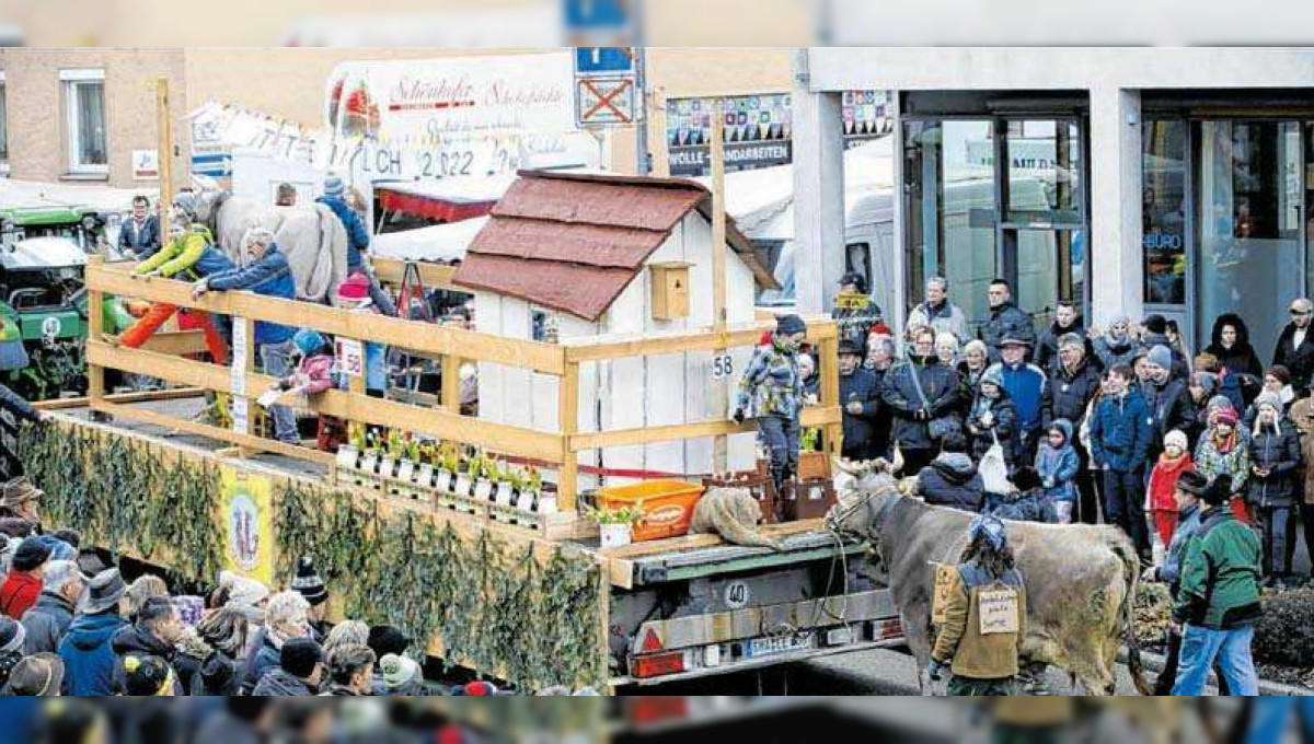 Die Zuschauer beim Umzug haben wieder die Qual der Wahl