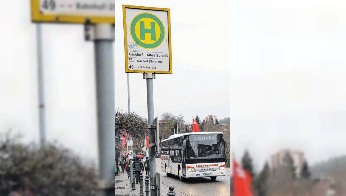 Mit dem Bus in die Innenstadt