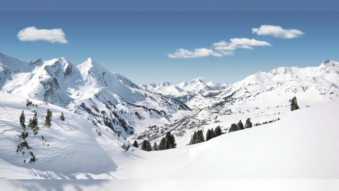 Schnee, so weit das Auge reicht. Foto: TVB_Obertauern