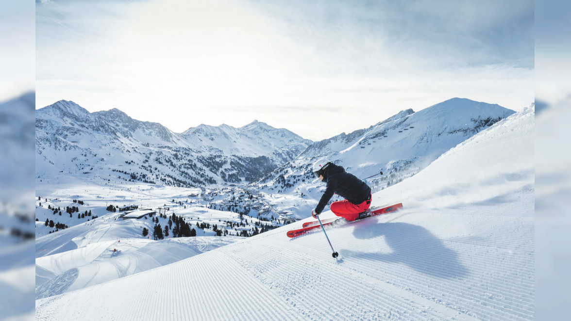 Schnee, so weit das Auge reicht. Foto: TVB Obertauern