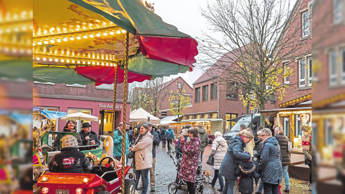 Westfälischer Wintermarkt Lüdinghausen: Trubel in der Altstadt