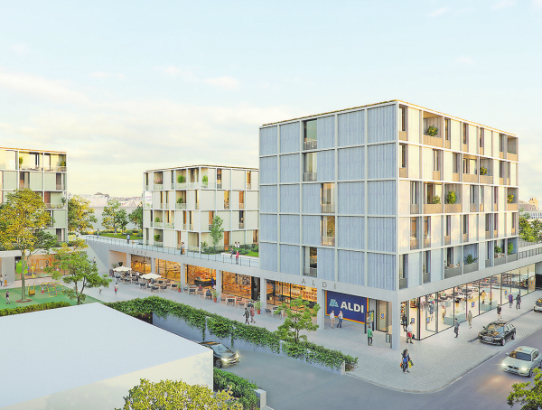 Aldi Süd-Filiale in Ehrenfeld mit neuem Immobilienkonzept 