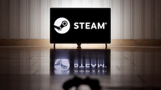 Steam Awards 2023: Steam Logo auf einem Monitor