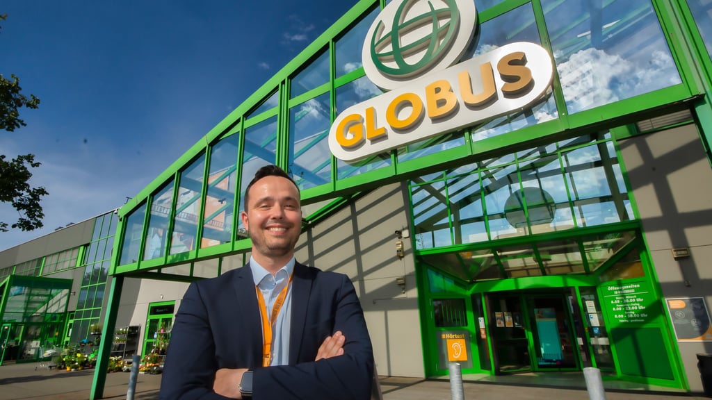Der 42-jährige Stefan Hermeth  ist der neue Geschäftsleiter des Globus-Marktes  in Theißen.