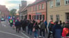 Weniger als hundert Menschen nahmen am Montagsspaziergang durch die Stendaler Innenstadt teil. Sie protestierten gegen die Sanktionen gegen Russland und die Energiepolitik der Bundesregierung.
