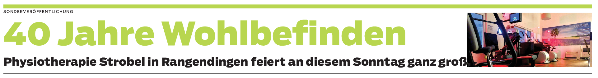 Physiotherapie Strobel in Rangendingen: Tag der offenen Tür und Geburtstagsfest