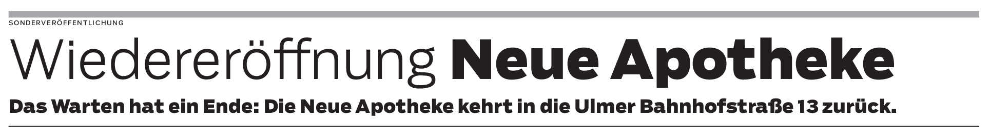 Ulmer Sedelhöfe: Alles neu in der Neuen Apotheke