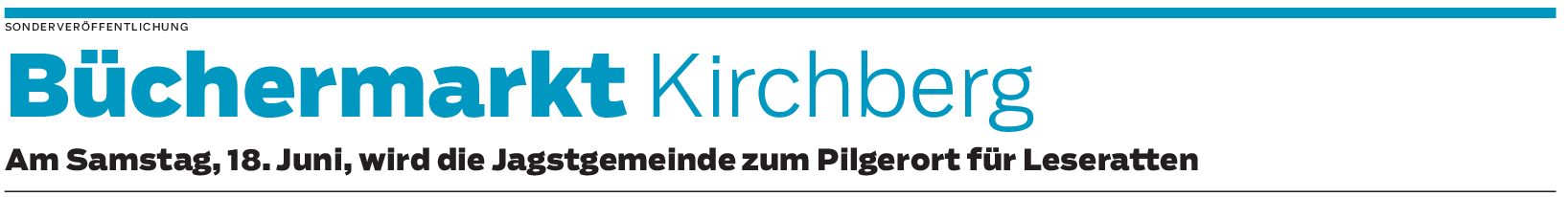 Raritäten und Schnäppchen auf dem Büchermarkt Kirchberg im Juni 2022