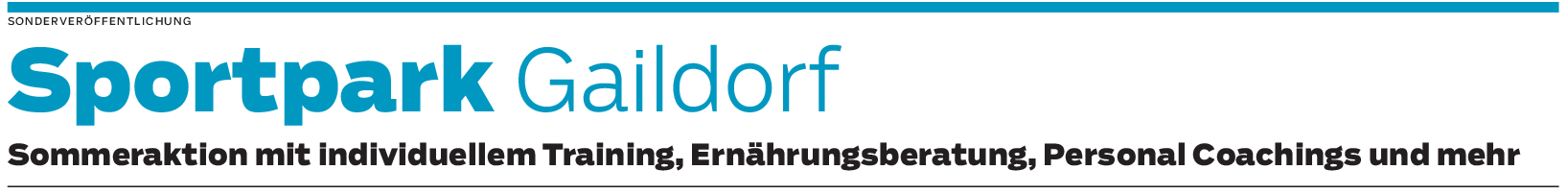 Vier-Wochen- Programm des Sportpark Gaildorf: Glücklich und fit durch den Sommer 2022