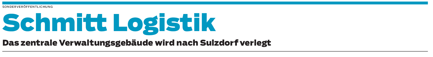 Zentral gelegen und wohl durchdacht: Neuer Standort von Schmitt Logistik in Sulzdorf