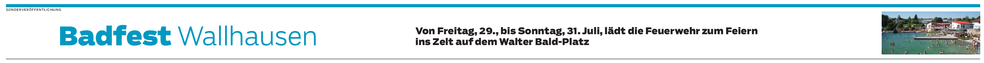 Badfest mit der Freiwilligen Feuerwehr Wallhausen: Zahlreiche helfende Hände