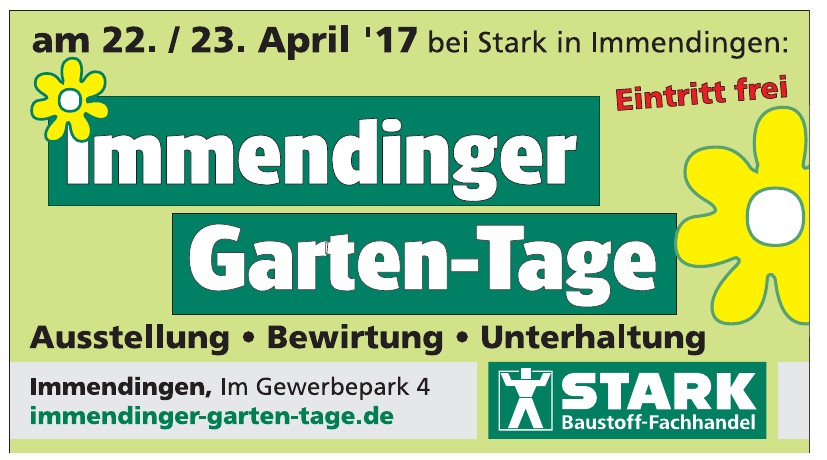 Immendinger GartenTage, die Ideenschmiede für den Garten