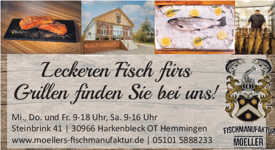 Fischzucht Moeller Harkenbleck: Angebot im Fischgeschäft - Hannoversche ...