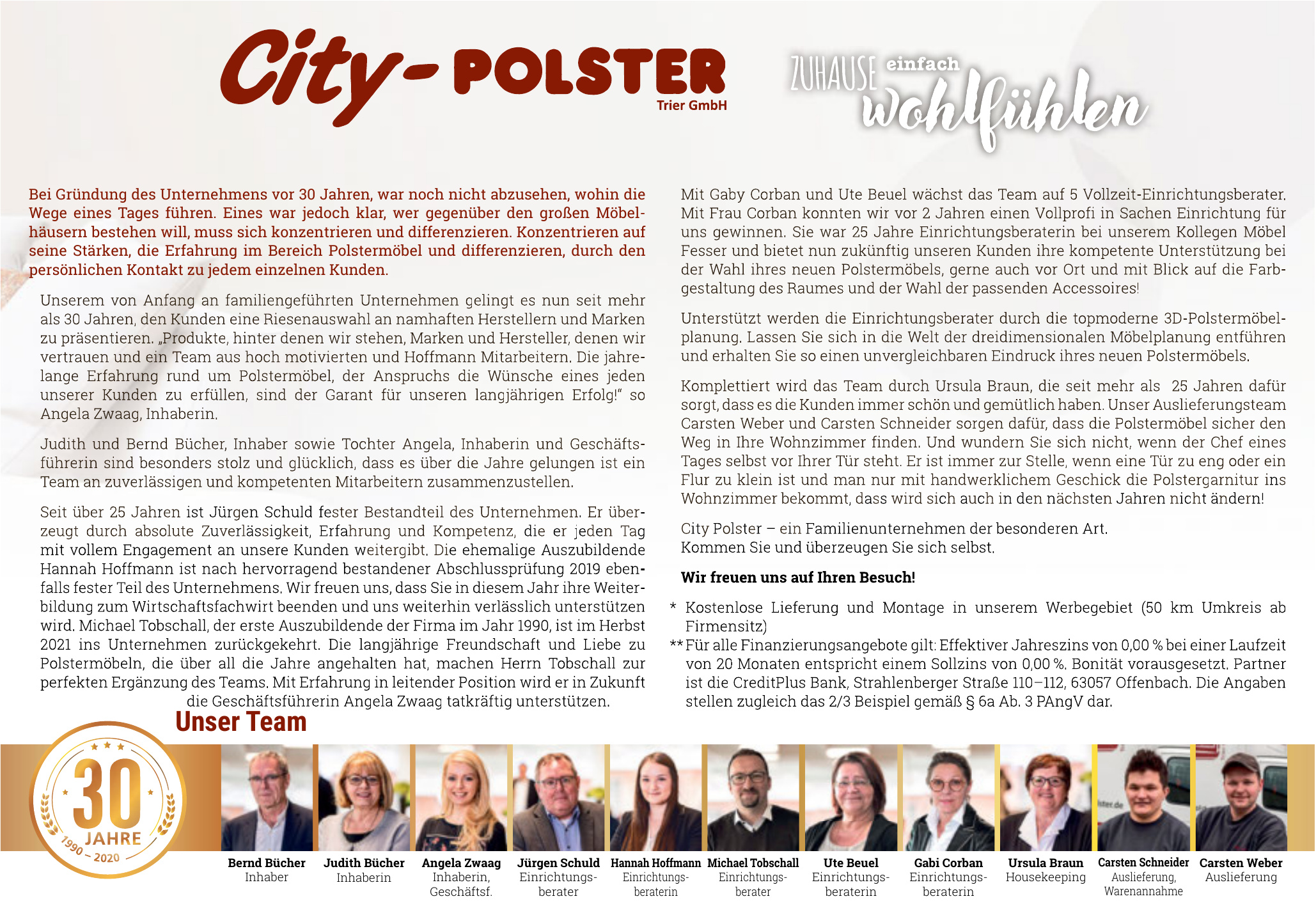 30 Jahre City Polster Trier: Team/3D-Möbelplanung/Montage - Trierischer  Volksfreund