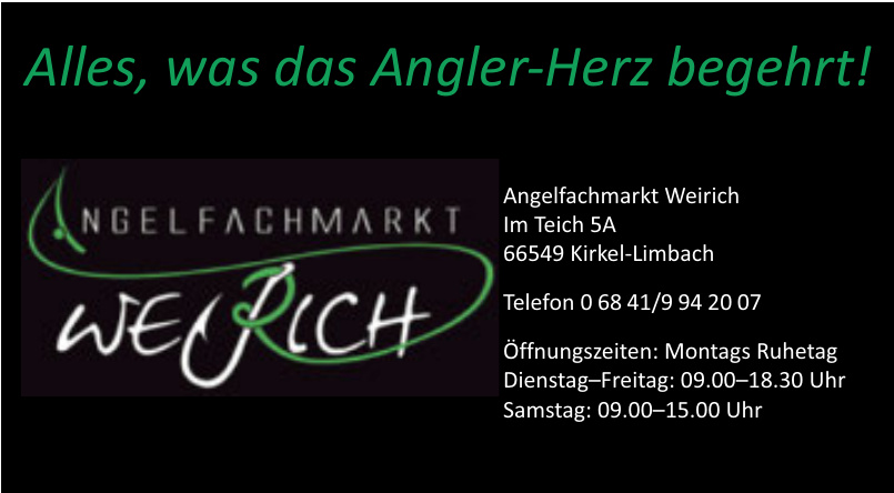 Angelfachmarkt Weirich - Saarbrücker Zeitung