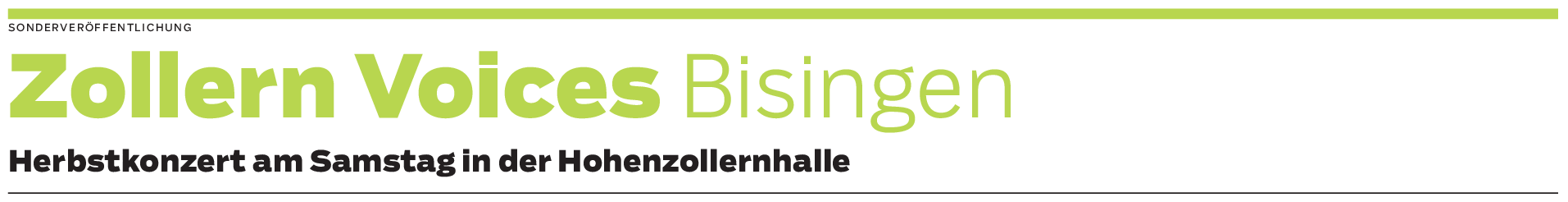 Hohenzollernhalle in Bisingen: Premiere für den neu formierten Frauenchor Die Zollern Voices 