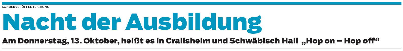 Busse ab Schwäbisch Hall in der Nacht der Ausbildung: Der Weg in die berufliche Zukunft