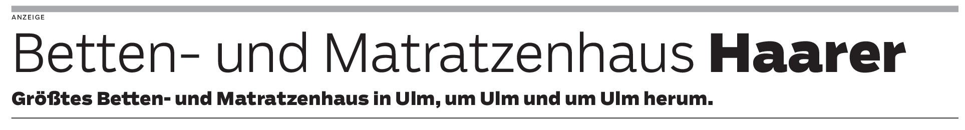 Haarer als generationsfreundliches Bettenund Matratzen-Fachgeschäft zertifiziert