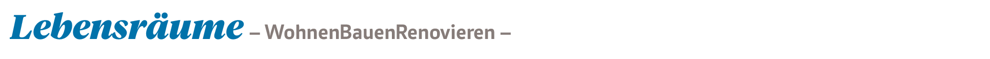 So viel Platz muss sein