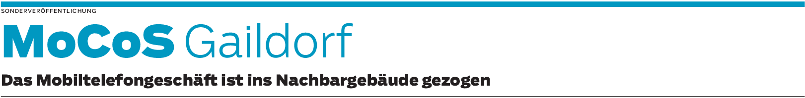 Mobiltelefongeschäft MoCoS GmbH in Gaildorf: Zum Wohl der Kunden