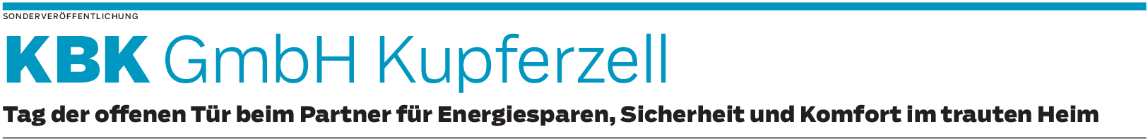 Das Kupferzeller Unternehmen KBK Fenster und Türen zeigt innovative Lösungen rund ums Haus