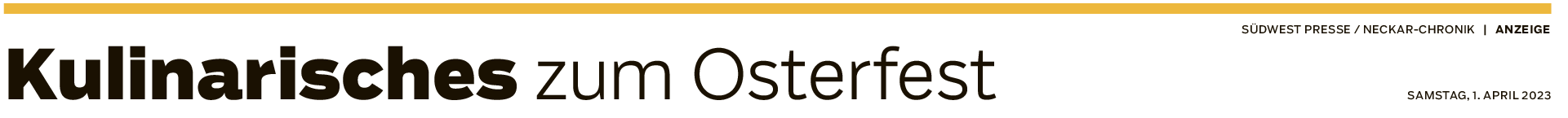 Köstliche Ostern