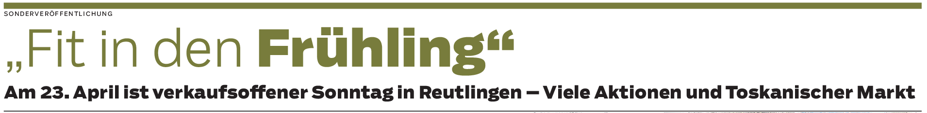 Einkaufen und aktiv sein in Reutlingen