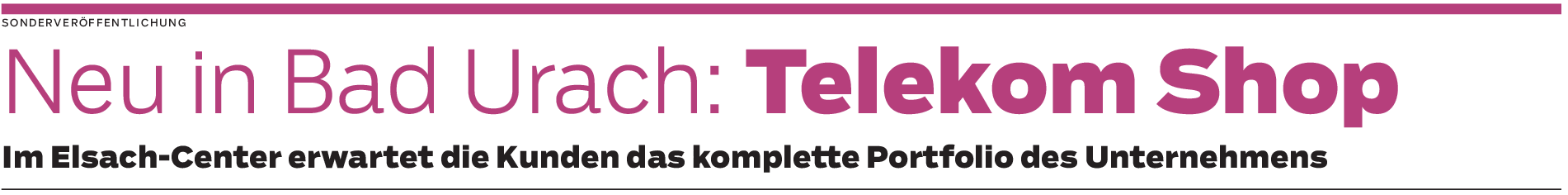Telekom Shop in Bad Urach: Rundum-Service garantiert
