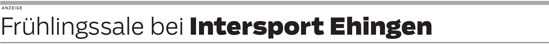 Intersport Ehingen: Top-Ware zu Top-Rabatten