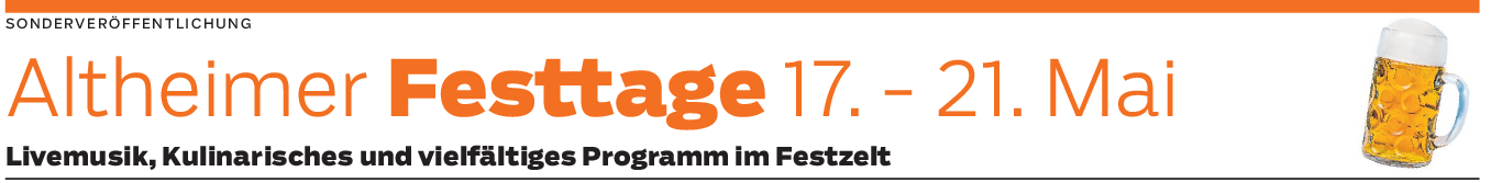 Altheimer Festtage: Eine Feier für alle