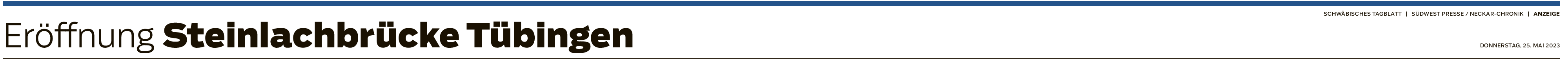 Tübingen: Die Steinlachbrücke ist fertig – und breiter