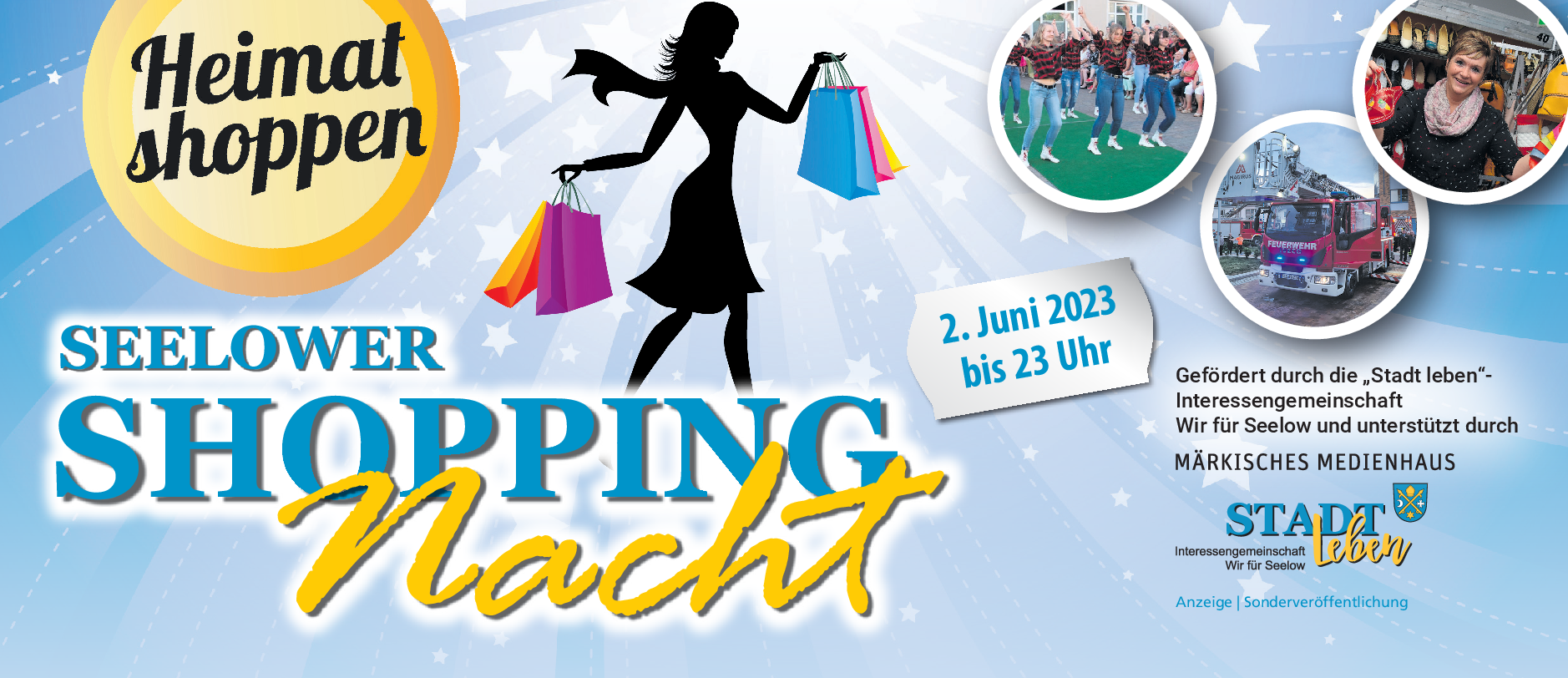 Shopping-Nacht in Seelow am 2. Juni: Händler der Innenstadt laden ein