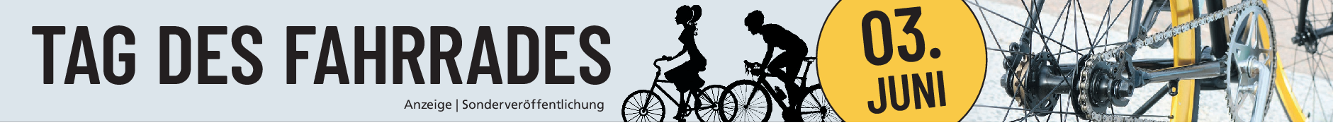 Welttag des Fahrrades am 3. Juni: Drei Dinge auf einmal