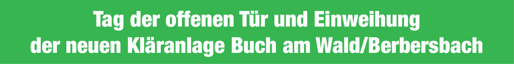 Tag der offenen Tür und festliche Einweihung mit Rahmenprogramm in Buch am Wald