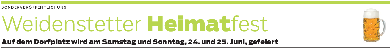 Heimatfest in Weidenstetten: Gemütliches Beisammensein steht im Vordergrund