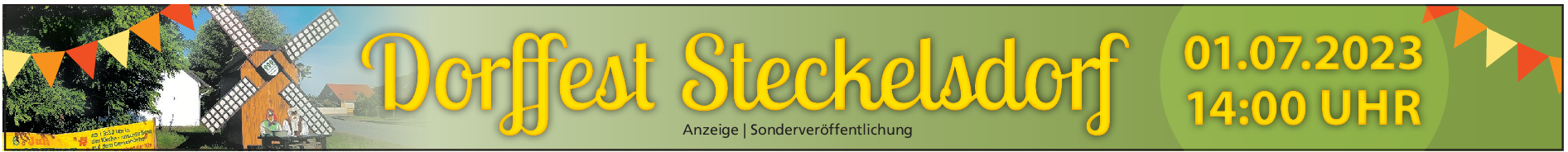 Steckelsdorfer feiern ihr Dorffest