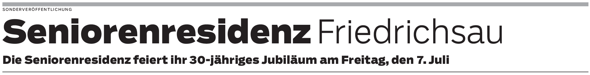 Seniorenresidenz Friedrichsau: Jubiläumsfest mit Familie und Freunden