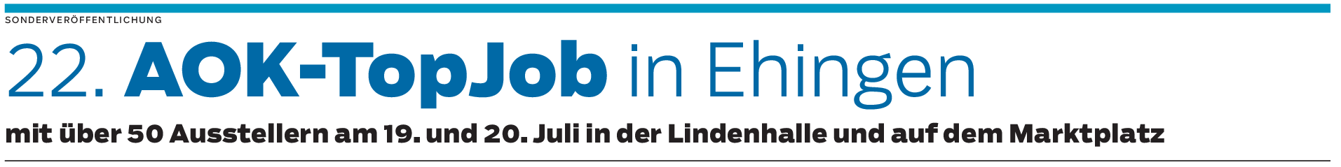 AOK-TopJob in Ehingen: Vielfältiges Angebot