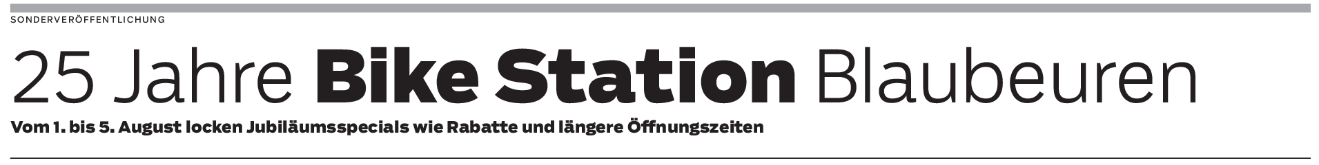 Bike Station in Blaubeuren: Wunschräder und Werkstatt