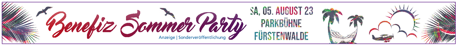 Benefiz Sommer Party in Fürstenwalde: Kinderspaß und Musik