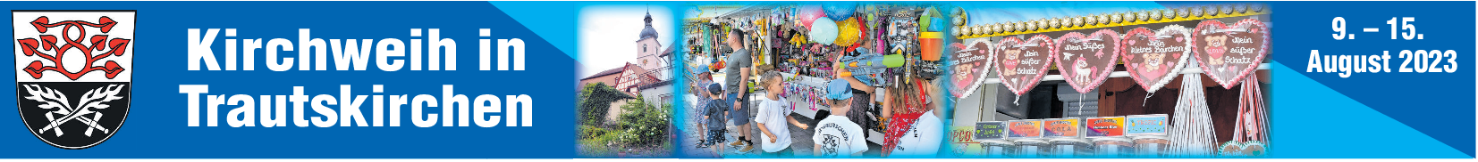 Kerwabetrieb in Trautskirchen mit Schlachtschüssel, Feuerwerk und Geisterreiterbar
